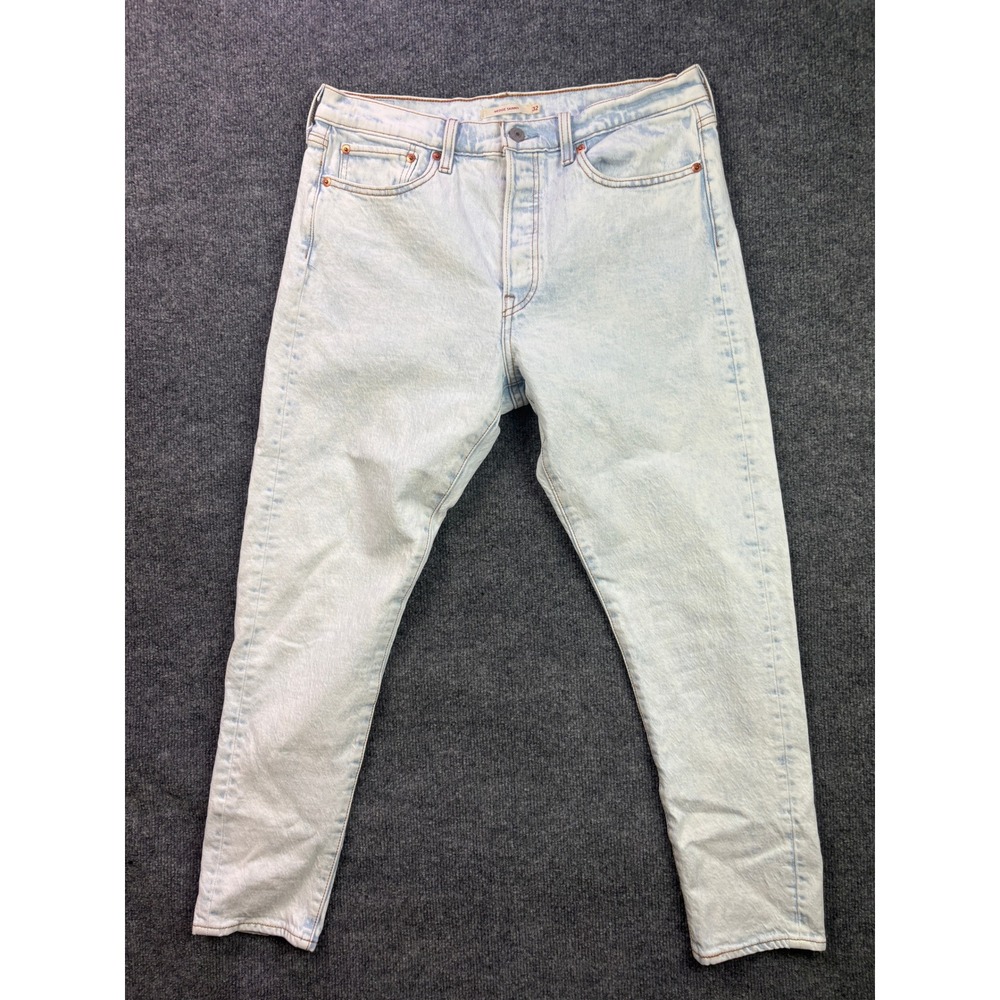 Levis Wedgie Skinny Jeans Womens 32 Light Wash High Rise Button Fly Denim